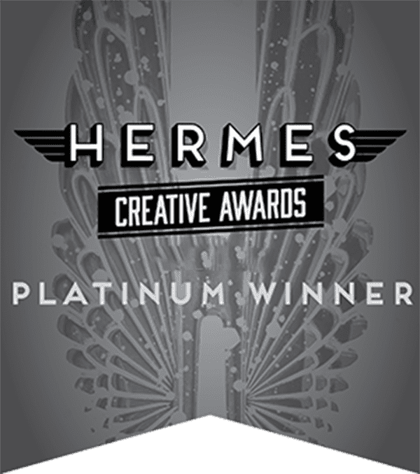 Hermes Creative Awards Platinum winner